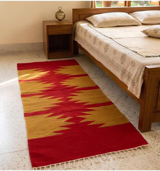 Shartanjy/handmade rug: size 24 inchx59 inch