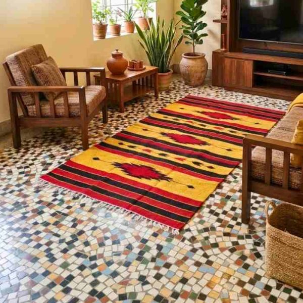 Shatranji: rug, size 35.5''x60''  sold out