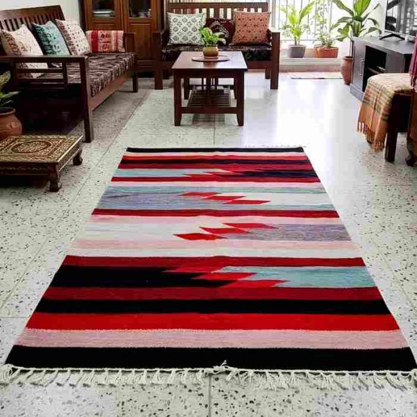 Shatranjy/handmade rug: size 30''x49''