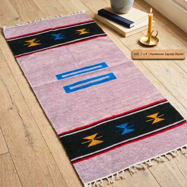 Shatranji: floor mat size 26"x48"