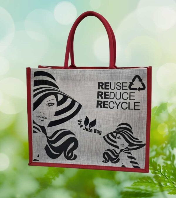 Jute shopping bag