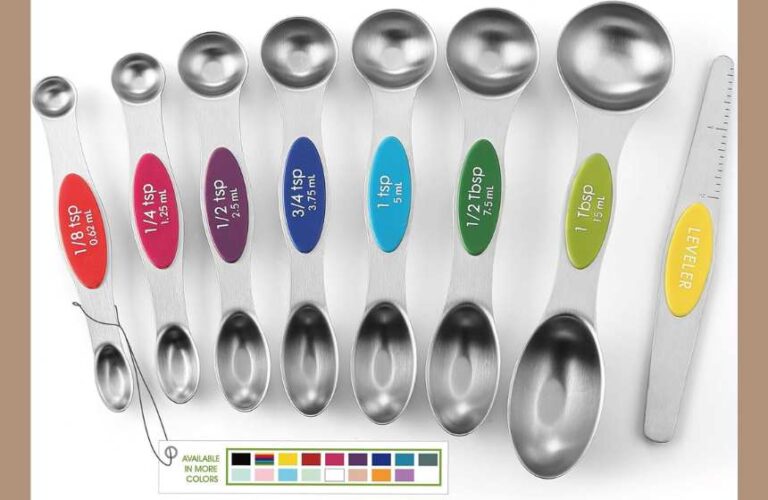 The Ultimate Kitchen Organizer: Spring Chef Magnetic Stainless Steel Measuring Spoons (8-Piece Set)