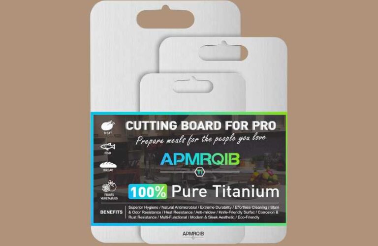Premium 3-Piece Titanium Cutting Board Set – 100% Pure, Non-Toxic, & Dishwasher Safe (Sizes S, M, L)