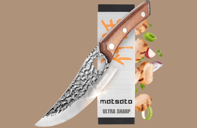 Matsato Chef Knife (6.3 Inch) – 2024 New Year Edition Japanese Steel Kitchen Knife for BBQ, Chopping & Precision Balance