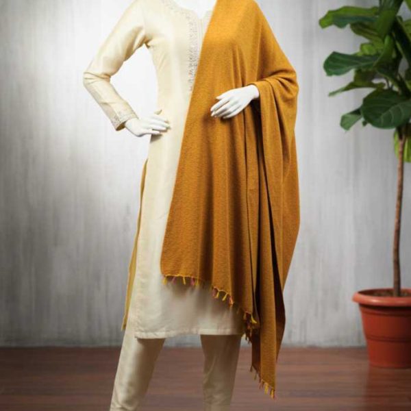 Handloom shawl: size 35''x83''