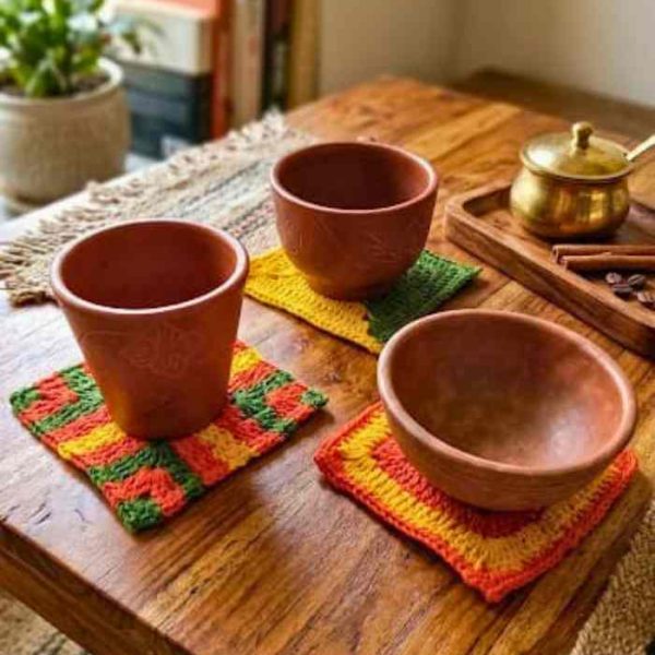 Chrochet coaster : combo set (3 pc)