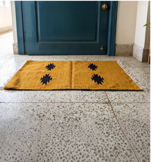 Shatranjy/ handmade doormat, size 20''x30''