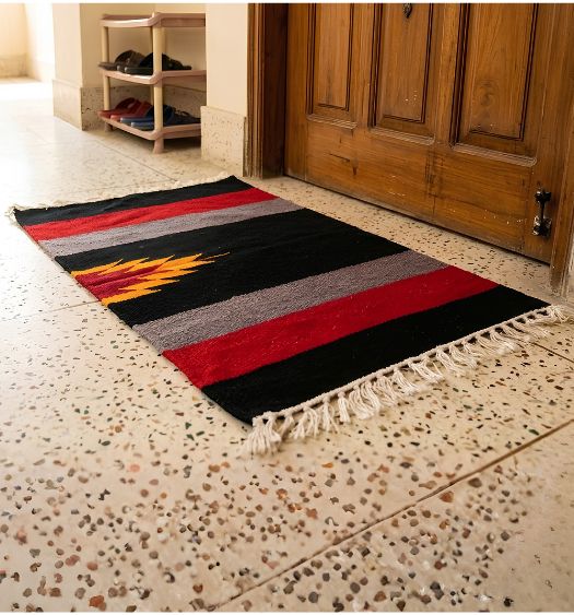 Shatranjy/ handmade doormat, size20''x30''