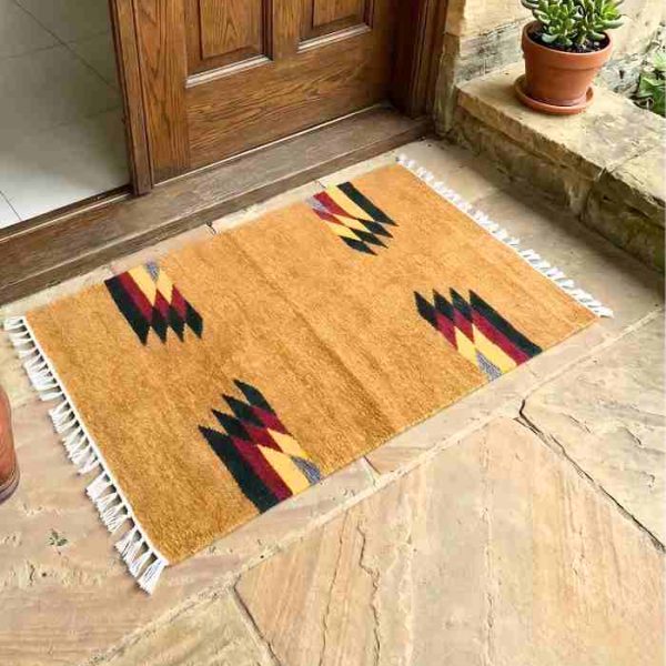 Shatranjy/ handmade doormat, size 20''x30''