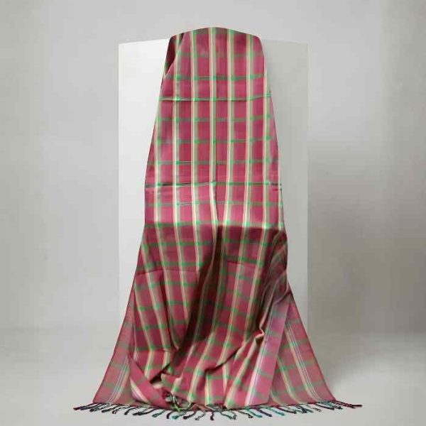 Handloom cotton orna ২ হাতx ৫ হাত