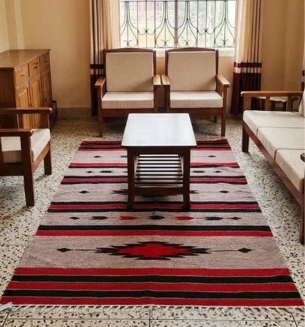 Shatranjy/ handmade carpet: size 35''x59.5'' 10% discount sold out